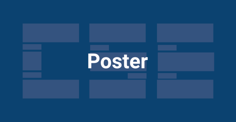 Beitragsbild für Poster-Präsentationen